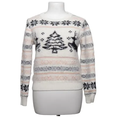 Julesweater (Hvid, Grå, Pink) fra Brave Soul Akryl, Polyamid