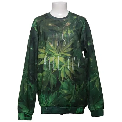 Sweatshirt (Green, Multicolored) from Bitter Sweet Polyester