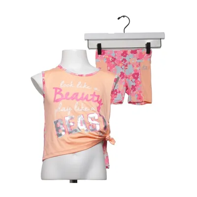 Sportswear set (Pink, Orange, Multicolored) from RBX Elastane, Polyester