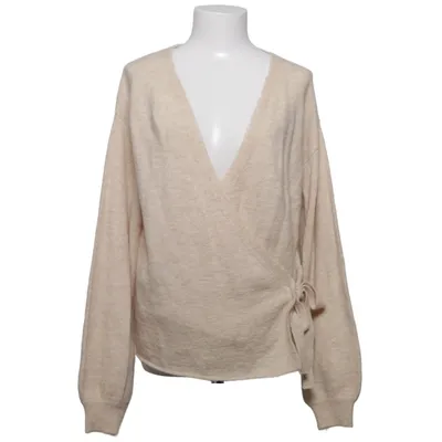 Cardigan cache-cœur (Beige) de NA-KD Acrylique, Laine d'alpaga, Polyamide