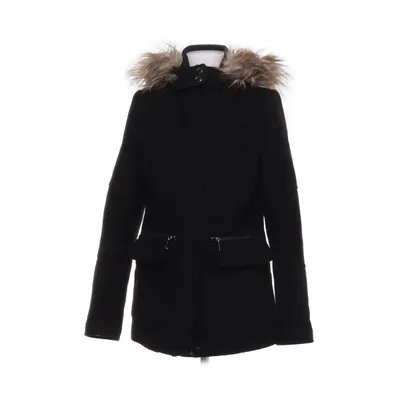 Winter coat (Black) from JBC Faux fur, Polyamide, Polyester, Viscose, Wool