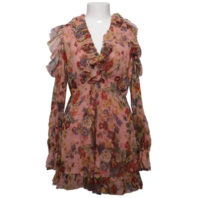 Klänning (Rosa, Flerfärgad) från Zimmermann Polyester, Silke