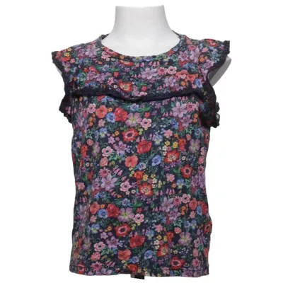 Top (Blue, Multicolored) from Nathalie Lété x H&M Cotton
