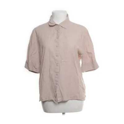 Kortärmad skjorta (Beige) från Premium Quality Gina Tricot Bomull, Linne