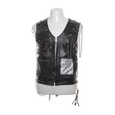 Läderväst (Svart) från Deadwood Skinn, Återvunnen polyester