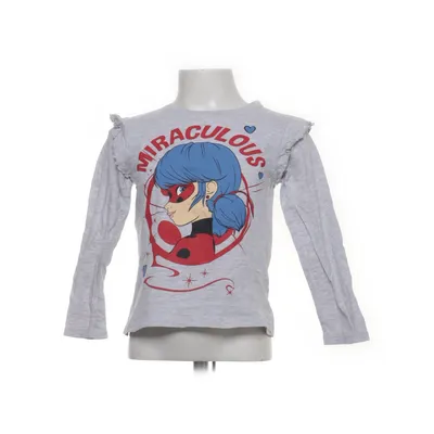 T-shirt à manches longues (Gris, Rouge, Bleu) de Miraculous Coton, Polyester