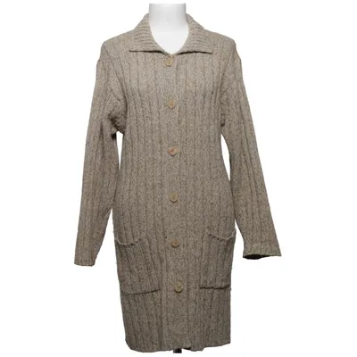 Cardigan (Beige) from Unit Polyester, Wool