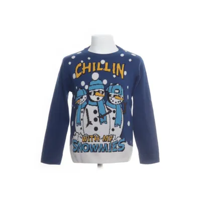 Christmas sweater (Blue, Multicolored) from Season's Greetings Acrylic
