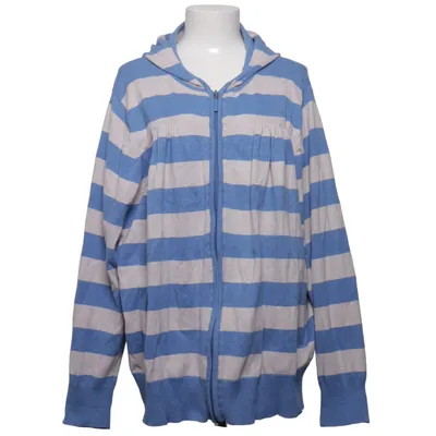 Hoodie (Blue, Beige) from Evans Cotton, Polyamide