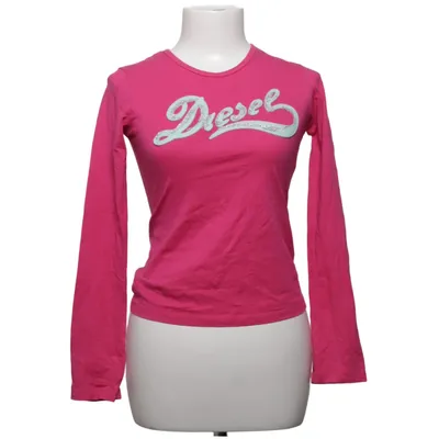 T-shirt à manches longues (Rose) de Diesel Coton