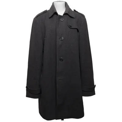 Frakke (Grå) fra Finshley & Harding Polyester, Viscose, Uld