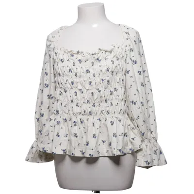 Top (Hvid, Blå) fra H&M Bomuld