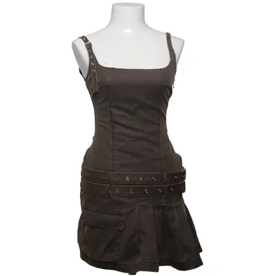 Denimspencer (Brun) fra Zara Polyester, Polyurethan