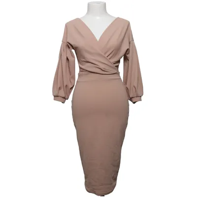 Dress (Beige) from Boohoo Night Elastane, Polyester