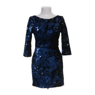 Cocktailklänning (Blå, Svart, Silverfärgad) från Zara Basic Collection Polyester