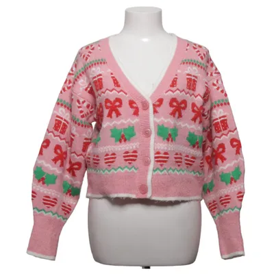 Cardigan (Roze, Meerkleurig) van Primark Acryl, Polyamide, Polyester