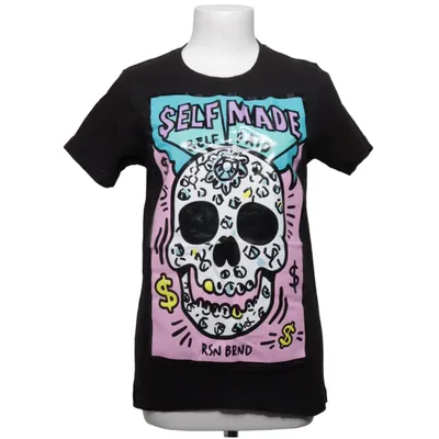 T-shirt (Sort, Flerfarvet) fra Reason Bomuld