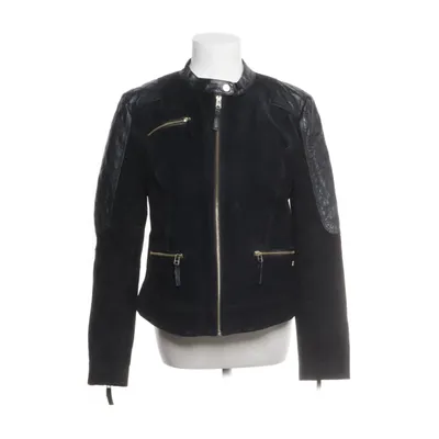 Leather jacket (Black) from Freaky Nation Cotton, Polyester, Leather