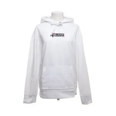 Huvtröja (Vit) från Hollister Bomull, Polyester