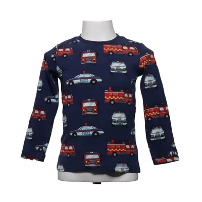 Langærmet t-shirt (Blå, Flerfarvet) fra Lindex Kids Bomuld