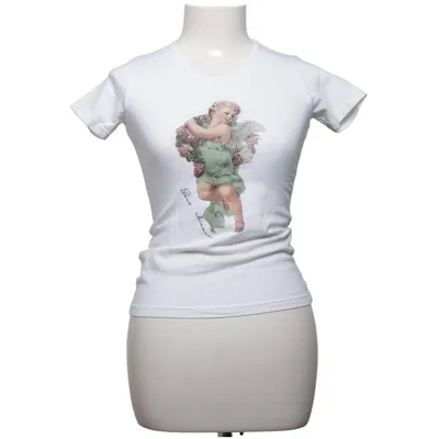 T-shirt (Vit, Flerfärgad) från Paco Chicano Bomull, Elastan, Modal
