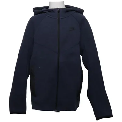 Sweat à capuche (Bleu) de Nike Coton, Polyester