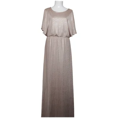 Robe longue (Beige, Or) de Iska Élasthane, Polyester
