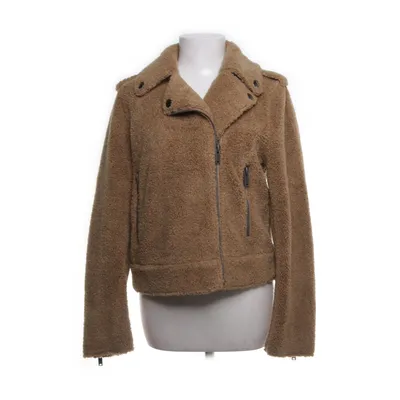Shearlingjacka (Brun) från Zara Woman Polyester, Polyuretan