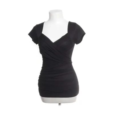 Wrap top (Black) from Patty Boutik Elastane, Polyamide, Polyester