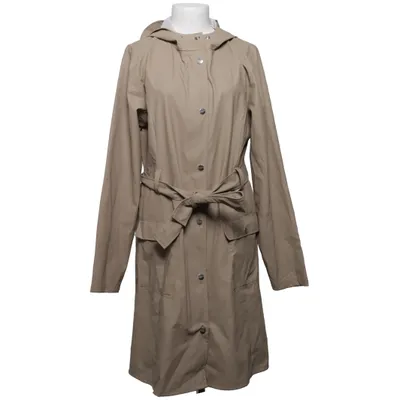 Regnfrakke (Beige) fra Rains Polyester, Polyurethan