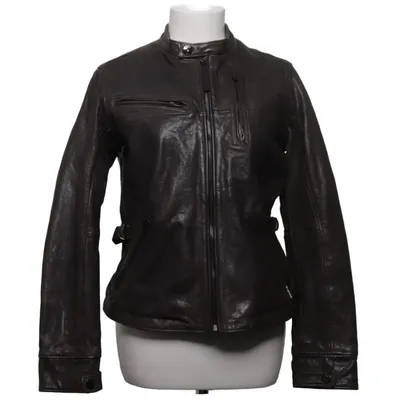 Läderjacka (Grå) från G-Star Raw Elastan, Skinn, Ekologisk bomull, Återvunnen polyester