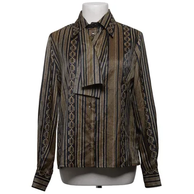 Pussy bow blouse (Black, Brown) from Jaeger Polyester