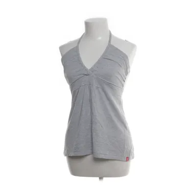 Halterneck top (Grå) fra EDC by ESPRIT Elastan, Viscose