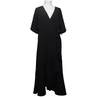 Wrap dress (Black) from Pernilla Wahlgren Polyester