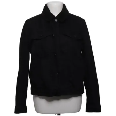 Foret Jeansjakke (Sort) fra Mango Jeans