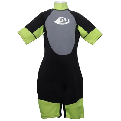 Wetsuit (Black, Green) from Gills Polyamide