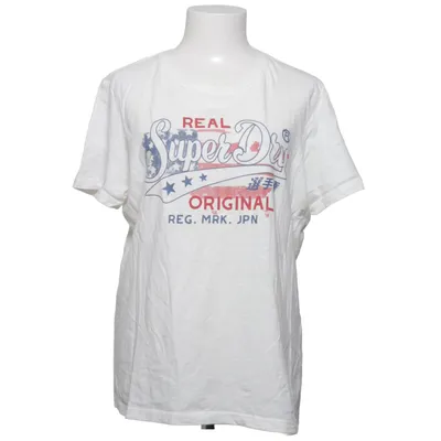 T-shirt (Wit, Meerkleurig) van Superdry Vintage Katoen