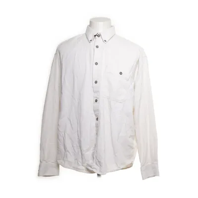 Button down shirt (White) from Enrico Mori Cotton