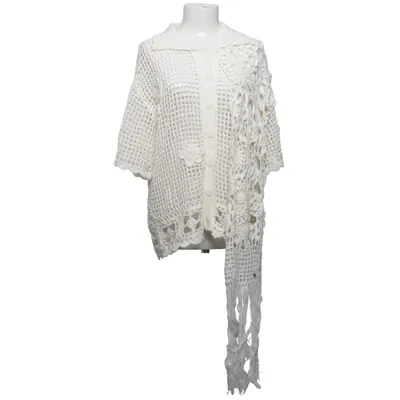 Strickjacke (Weiß) von Bimba y Lola Acryl, Baumwolle