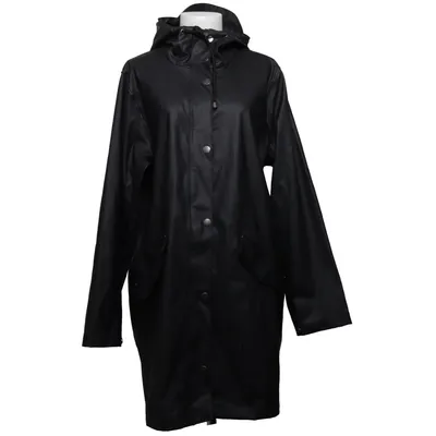 Raincoat (Black) from Áhkká Outdoor Polyester, Polyurethane