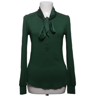 Knytblus (Grön) från Hallhuber Elastan, Polyester, Viskos