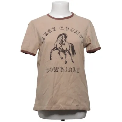 T-shirt (Beige, Bruin) van Urban Outfitters Organisch katoen
