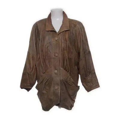 Veste en cuir (Marron) de Pelle Pelle