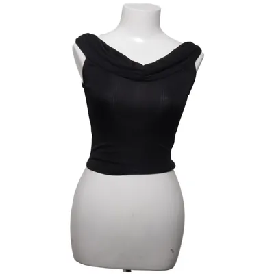 Top (Zwart) van Silence + Noise Elastaan, Polyester