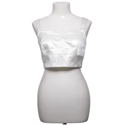 Crop top (Vit) från Lilysilk Silke
