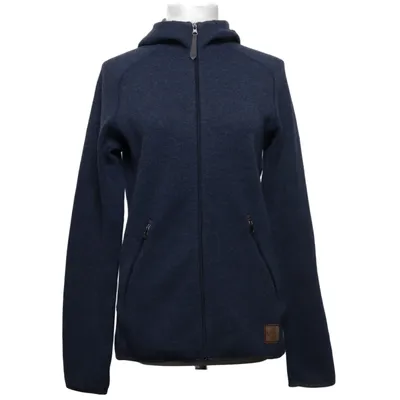 Hoodie (Blue) from Haglöfs Faux leather, Polyamide, Polyester, Wool