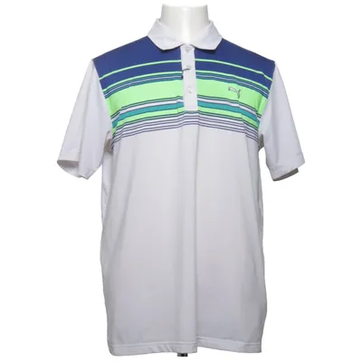 Polo shirt (White, Blue, Green) from Puma Golf Elastane, Polyester