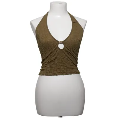 Haltertop (Groen) van Urban Outfitters Elastaan, Polyamide, Polyester