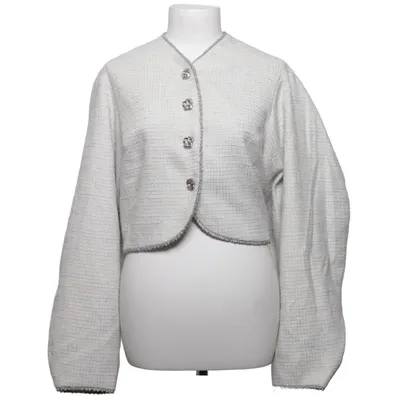 Blazer (Blanc, Bleu) de Rotate Élasthane, Polyester, Viscose