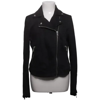 Bikerjacke (Schwarz) von H&M+ Baumwolle, Elasthan